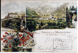 919 Edelhütte, Ansichtskarte Mayrhofen