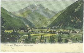 Blick auf das Dorf gegen Grünberg etwa 1905