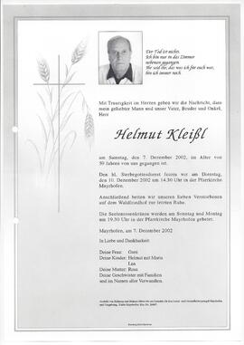 Kleißl Helmut