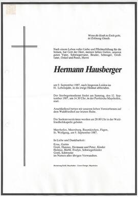 Hausberger Hermann