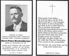 Wechselberger, Franz