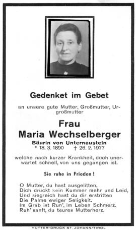 Wechselberger, Maria2