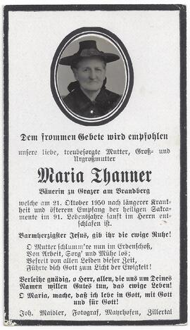 Thanner Maria