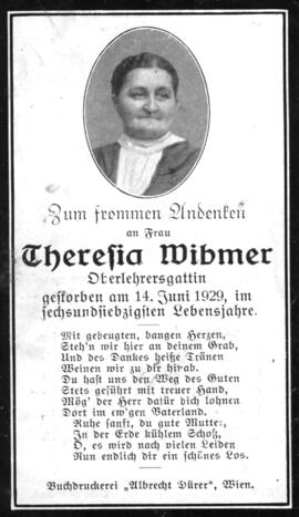 Wibmer, Theresia