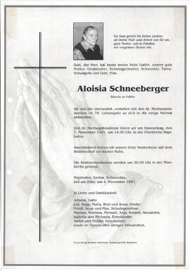 Schneeberger Aloisia