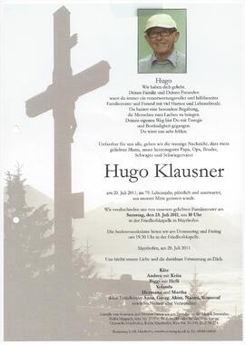 Klausner Hugo
