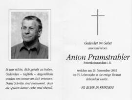 Pramstrahler, Anton
