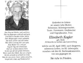 Kogler, Elisabeth