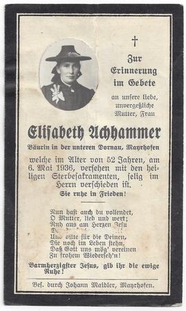 Achhammer Elisabeth