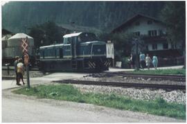 Diesellokomotive am Bahnhof auf der Rampe zur TKW