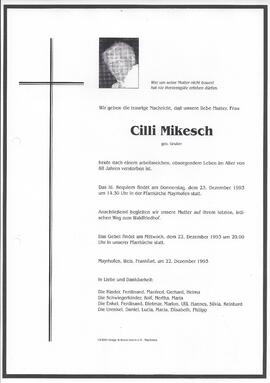 Mikesch Cilli, geborene Gruber
