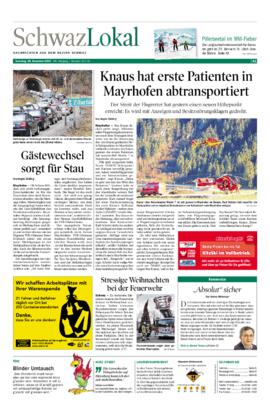 Knaus hat erste Patienten in Mayrhofen abtransportiert