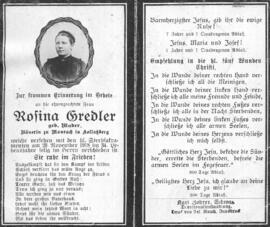 Mader, Rosina Gredler