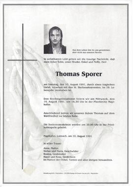 Sporer Thomas