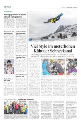 Ski alpin, Tiroler Meisterschaften im Riesentorlauf in Fieberbrunn