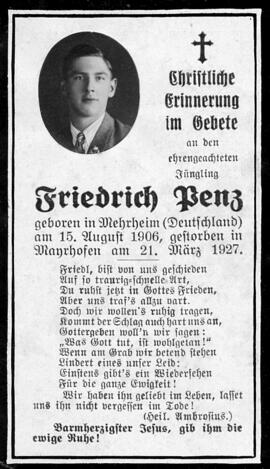 Penz, Friedrich