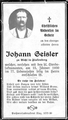 Geisler Johann