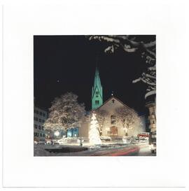 Pfarrkirche  Weihnachtsbeleuchtung