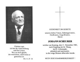 Scheurer, Johann