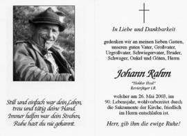 Rahm, Johann