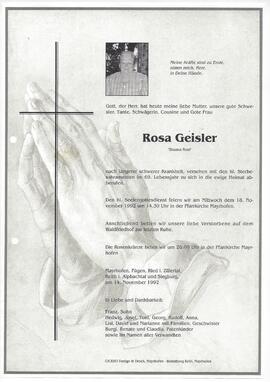Geisler Rosa, vulgo "Stoana Rosl"