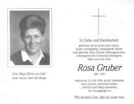 Liebl, Rosa Gruber
