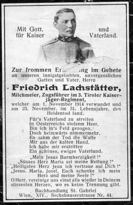 Lachstaetter, Friedrich