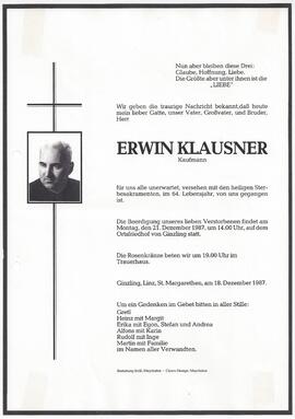Klausner Erwin