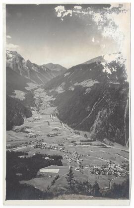 Mayrhofen gegen Süden, etwa 1925,