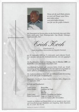 Koch Erich