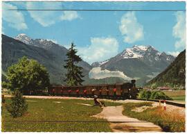 Dampfzug vor Mayrhofen