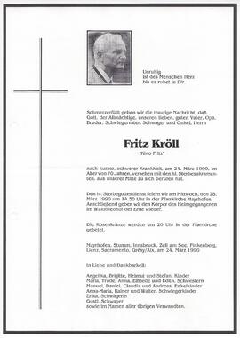 Kröll Fritz, vulgo "Kino Fritz"