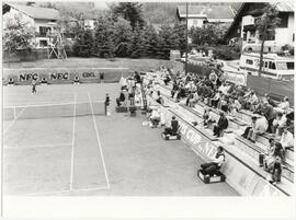 Tennis Davispokalspiel Portugal - Österreich Juni 1986
