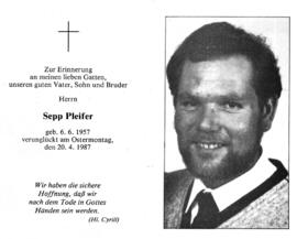 Pleifer, Sepp