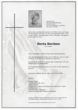 Bochno Berta, geborene Danninger