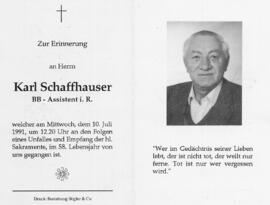 Schaffhauser, Karl