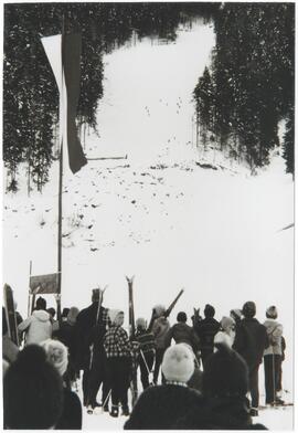 Eröffnung der Wiesenhofabfahrt 1964