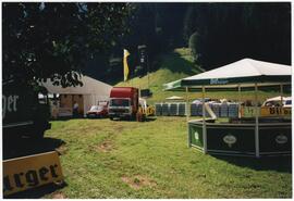 SchürzenjägerVorbereitungen zum Schürzenjägerfest 1999 Finkenberg