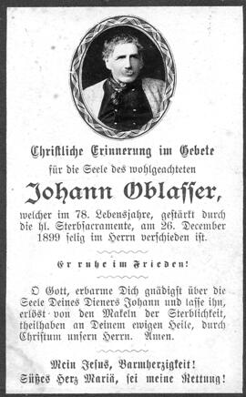 Oblasser, Johann