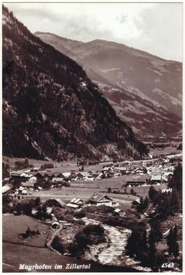 Blick über Mayrhofen