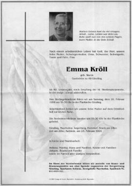 Kroell, Emma