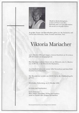 Mariacher Viktoria