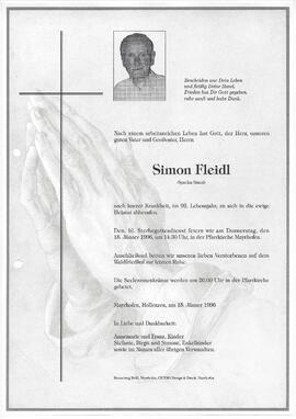Fleidl Simon, vulgo "Spackn Simon"