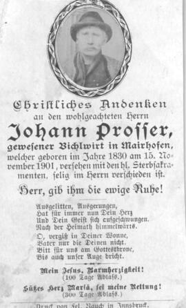 Prosser, Johann