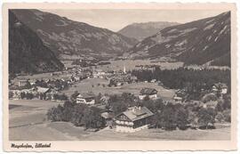 Mayrhofen nach Norden Tal aus