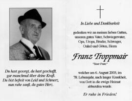 Troppmair, Franz