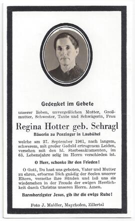 Hotter Regina, geborene Schragl