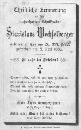 Wechselberger, Stanislaus