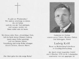 Kroell, Ludwig