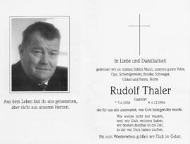 Thaler, Rudolf